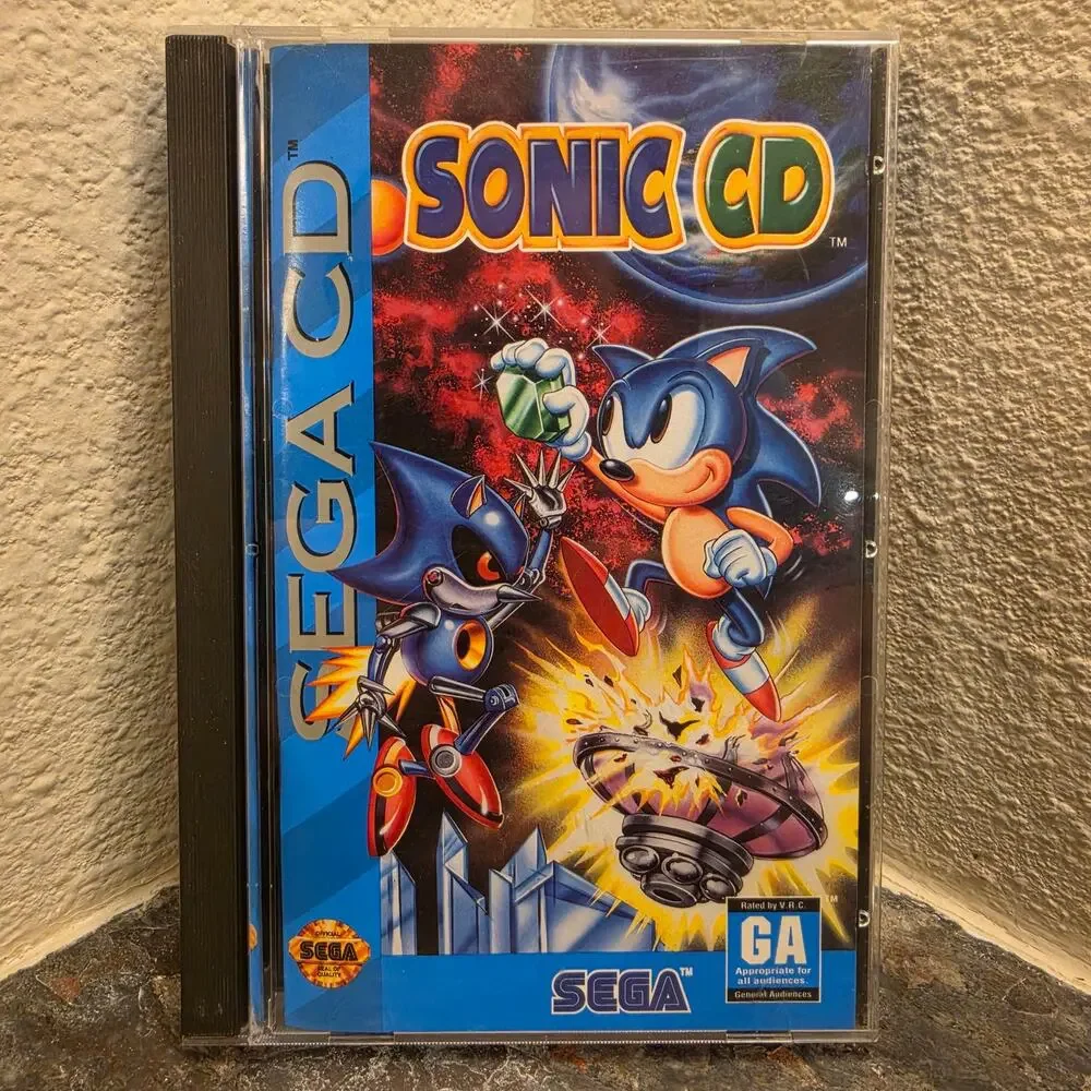 Game - Sonic CD (CIB+) - Sega CD - Genesis - Sonic The Hedgehog